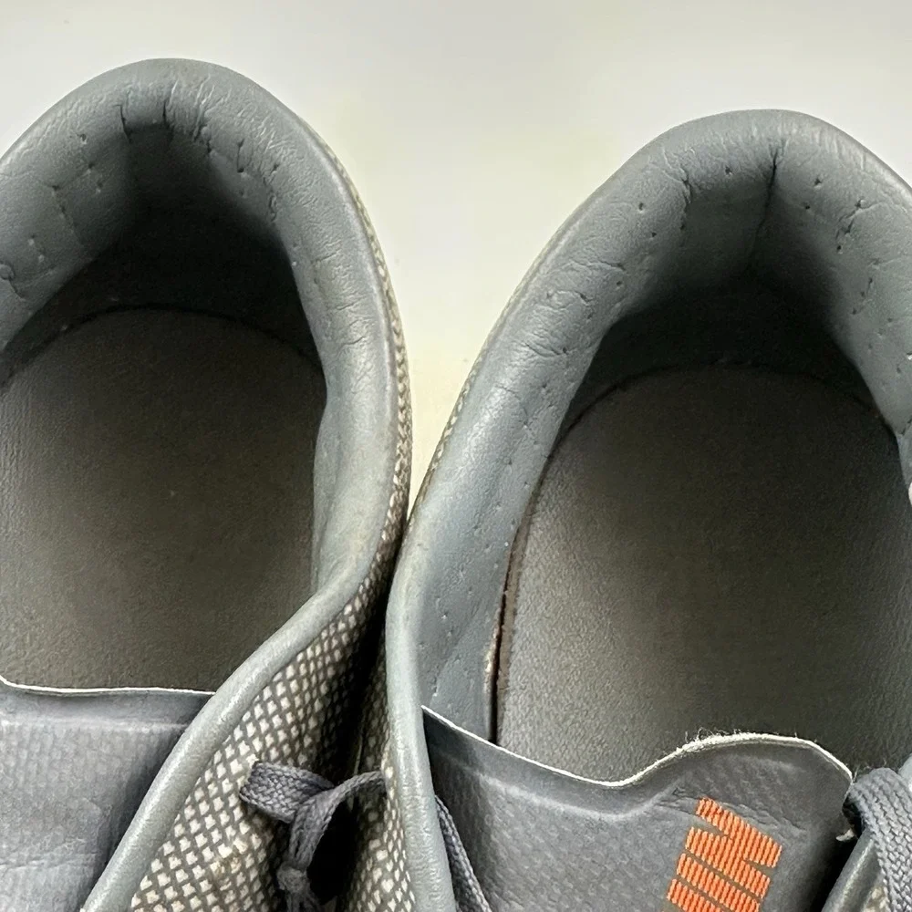 Nike Mens 9.5 Vapor 12 Academy FG/MG AH7375 408 Shoes‎ Gray Orange Soccer Cleats